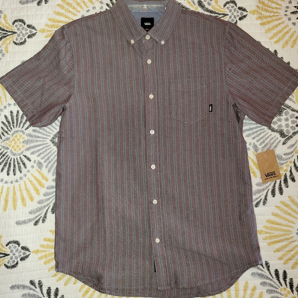 Vans Shirts Nwt Mens Vans Button Up Shirt Poshmark